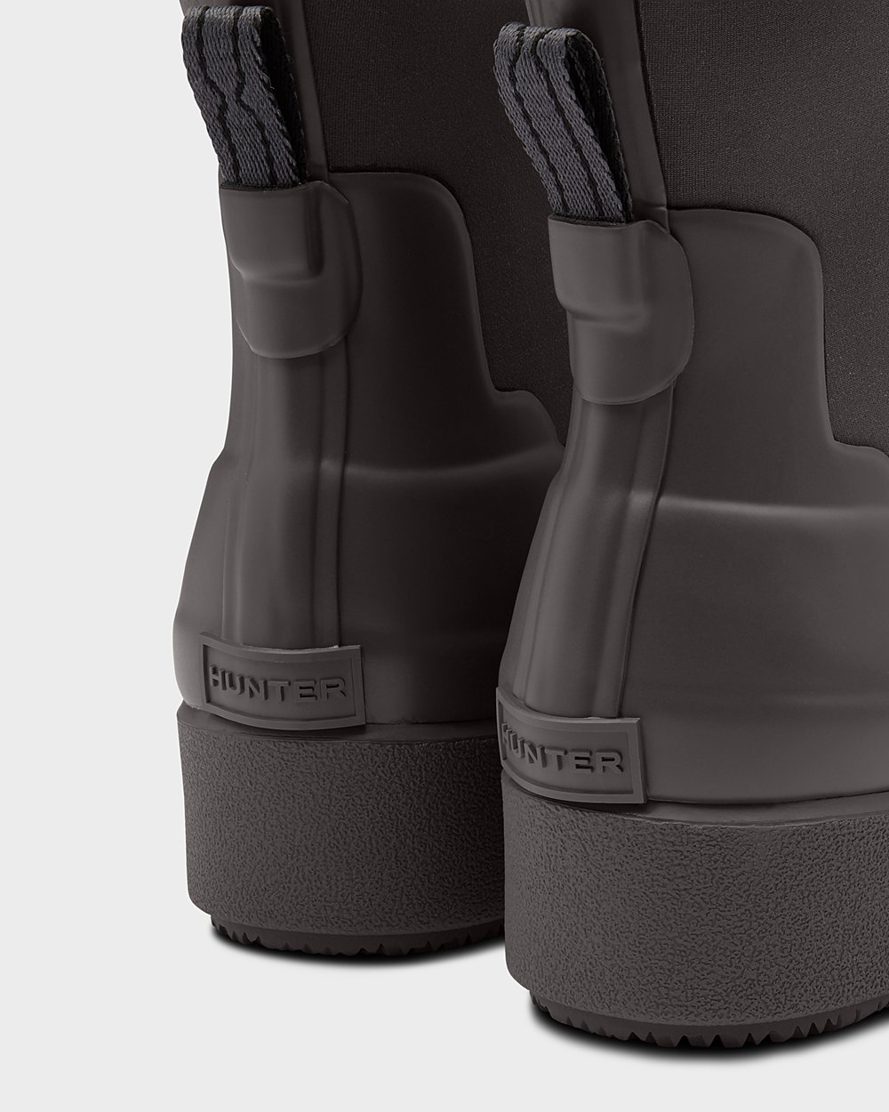 Botas Creeper Hunter Feminina Cinzentas - Refined Slim Fit Neoprene Chelsea - 58TXRDYVW